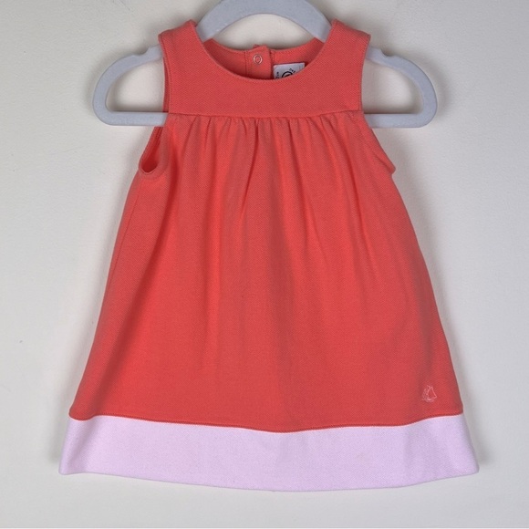 Petit Bateau | Beachy Nautical Sleeveless Smock Dress | 6M - Picture 1 of 9